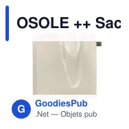 OSOLE ++ Sac Shopping commerce équitable - Miniature 1