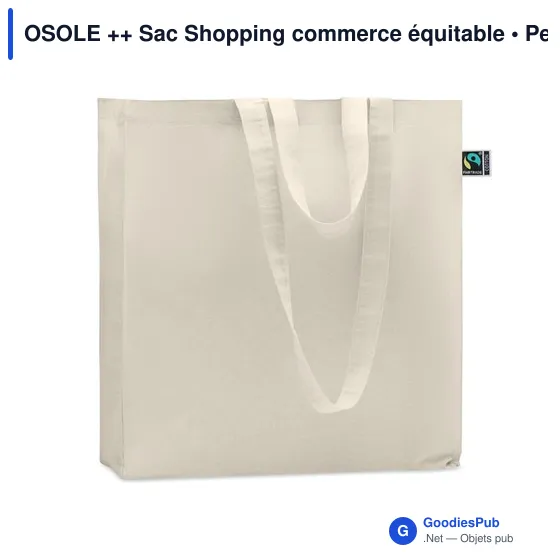 OSOLE ++ Sac Shopping commerce équitable - Image 1