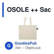 OSOLE ++ Sac Shopping commerce équitable - Miniature 2