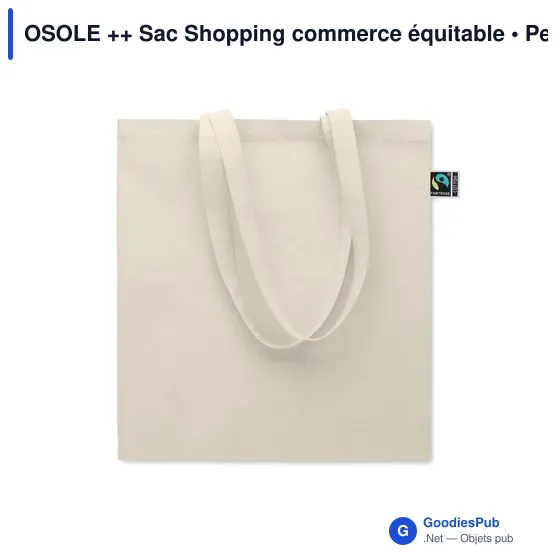 OSOLE ++ Sac Shopping commerce équitable - Image 3
