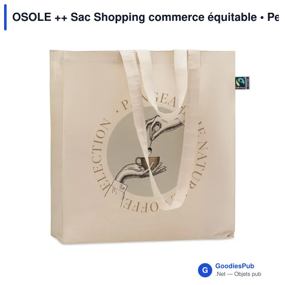 OSOLE ++ Sac Shopping commerce équitable - Image 4