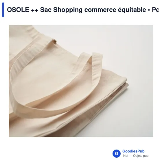 OSOLE ++ Sac Shopping commerce équitable - Image 5