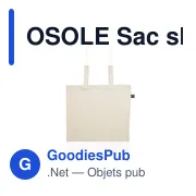 OSOLE Sac shopping en coton Fairtrade - Miniature 2