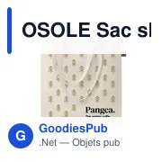 OSOLE Sac shopping en coton Fairtrade - Miniature 4