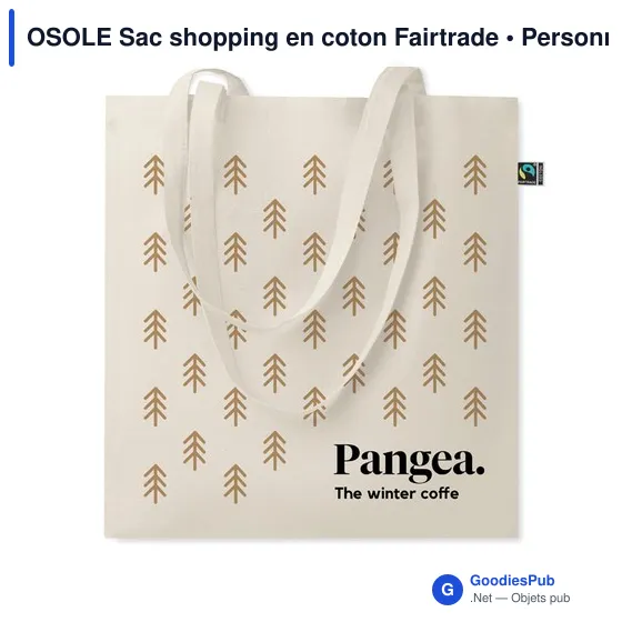 OSOLE Sac shopping en coton Fairtrade - Image 4