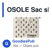 OSOLE Sac shopping en coton Fairtrade - Miniature 6