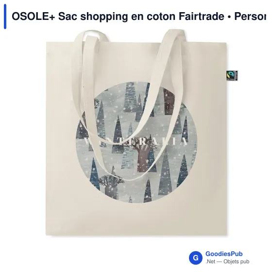 OSOLE+ Sac shopping en coton Fairtrade - Image 5