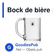 Bock de bière personnalisable 490 ml avec logo - Otto Bock - Miniature 3