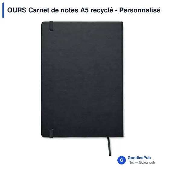 OURS Carnet de notes A5 recyclé - Image 8