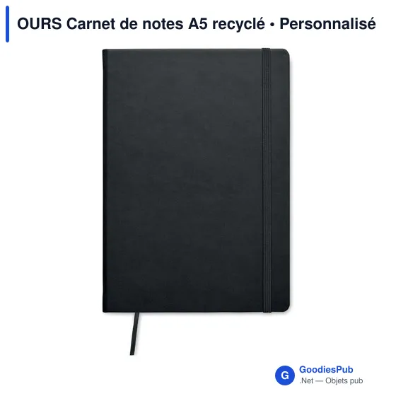 OURS Carnet de notes A5 recyclé - Image 9
