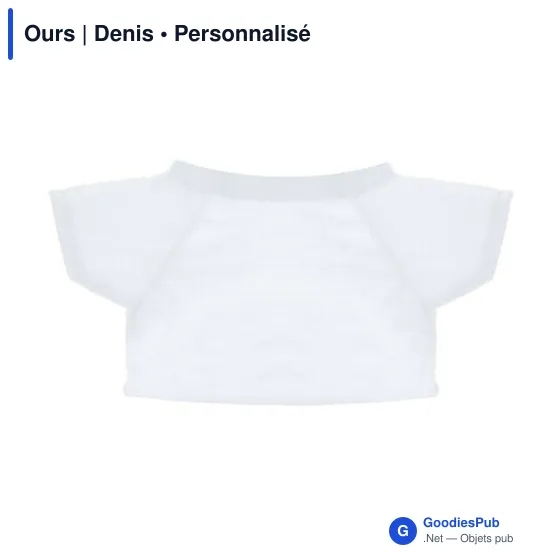 Ours en peluche personnalisable avec logo - Denis - Image 3