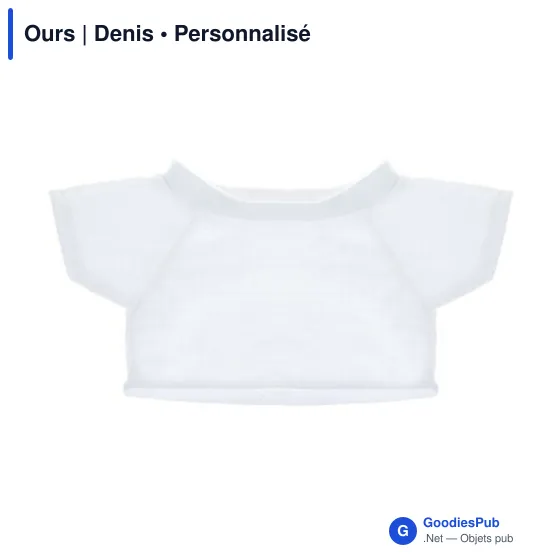 Ours en peluche personnalisable avec logo - Denis - Image 4