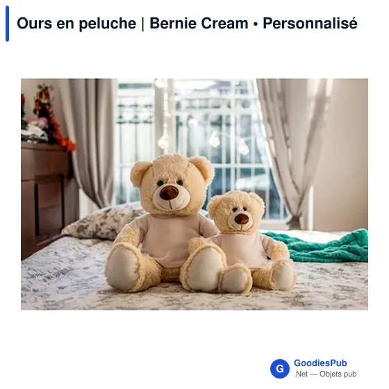 Ours en peluche | Bernie Cream - Image 2