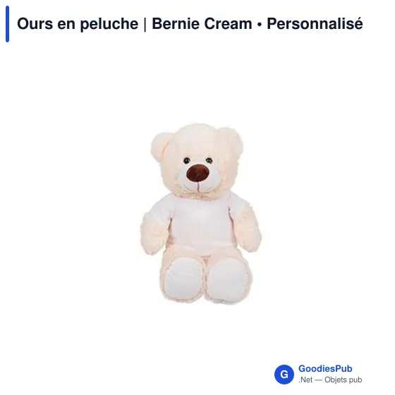 Ours en peluche | Bernie Cream - Image 11
