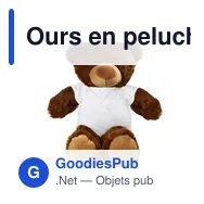 Ours en peluche | Bernie Cream - Miniature 4