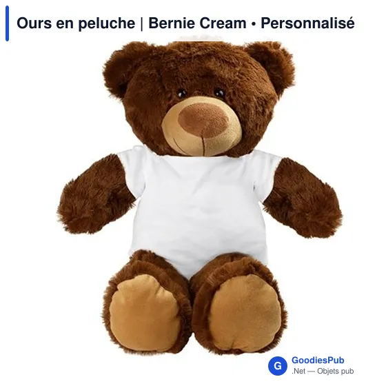 Ours en peluche | Bernie Cream - Image 4