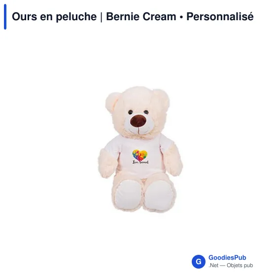 Ours en peluche | Bernie Cream - Image 8
