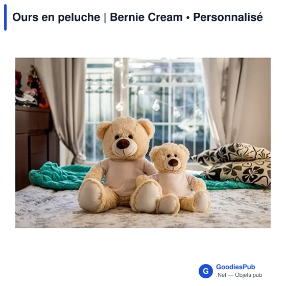 Ours en peluche | Bernie Cream - Image 10