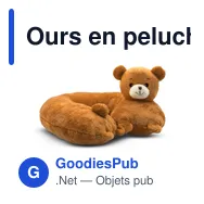 Ours en peluche, coussin de voyage | Triperd - Miniature 1