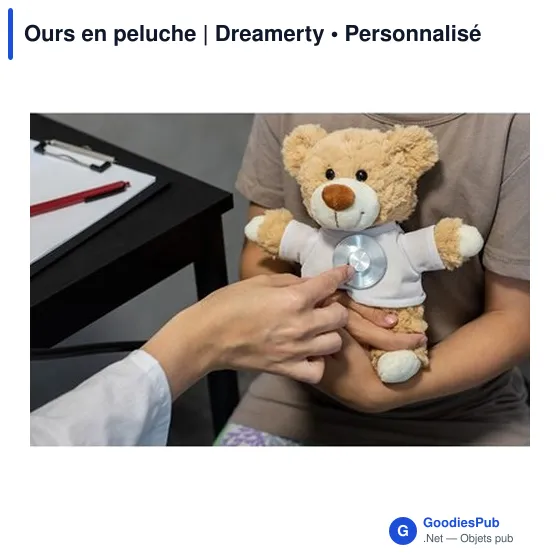 Ours en peluche personnalisable avec logo - Dreamerty - Image 3