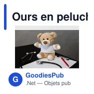Ours en peluche personnalisable avec logo - Dreamerty - Miniature 4