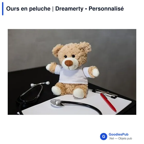 Ours en peluche personnalisable avec logo - Dreamerty - Image 4