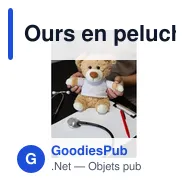 Ours en peluche personnalisable avec logo - Dreamerty - Miniature 5