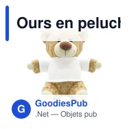 Ours en peluche personnalisable avec logo - Dreamerty - Miniature 7