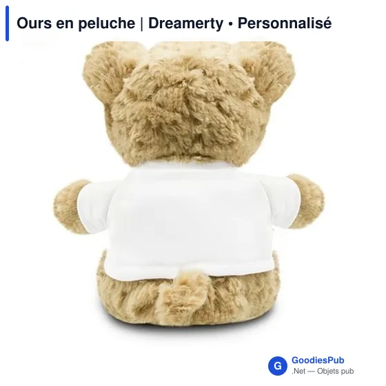 Ours en peluche personnalisable avec logo - Dreamerty - Image 8