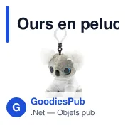 Ours en peluche personnalisable avec logo - Kevin - Miniature 2