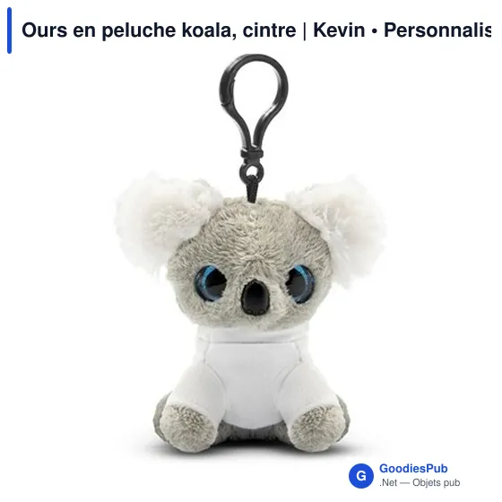 Ours en peluche personnalisable avec logo - Kevin - Image 3
