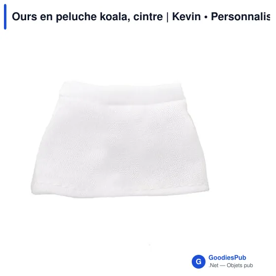Ours en peluche personnalisable avec logo - Kevin - Image 4