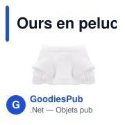 Ours en peluche personnalisable avec logo - Kevin - Miniature 5