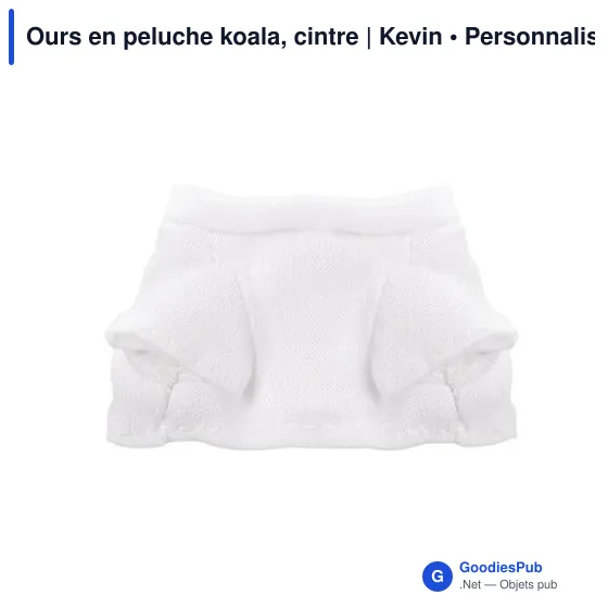 Ours en peluche personnalisable avec logo - Kevin - Image 5
