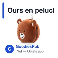 Ours en peluche, oreiller de voyage, masque de nuit | Ren - Miniature 2