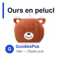 Ours en peluche, oreiller de voyage, masque de nuit | Ren - Miniature 7