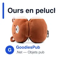 Ours en peluche, oreiller de voyage, masque de nuit | Ren - Miniature 10