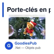 Porte-clés en peluche personnalisable avec logo - Ours Eldian - Miniature 2