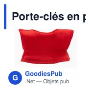 Porte-clés en peluche personnalisable avec logo - Ours Eldian - Miniature 6