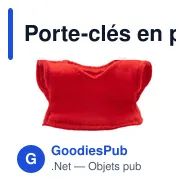Porte-clés en peluche personnalisable avec logo - Ours Eldian - Miniature 7