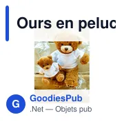 Ours en peluche personnalisable avec logo - Denis R - Miniature 2