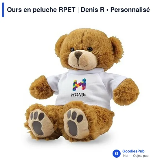 Ours en peluche personnalisable avec logo - Denis R - Image 11