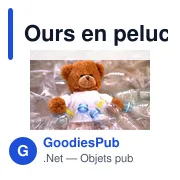 Ours en peluche personnalisable avec logo - Denis R - Miniature 4