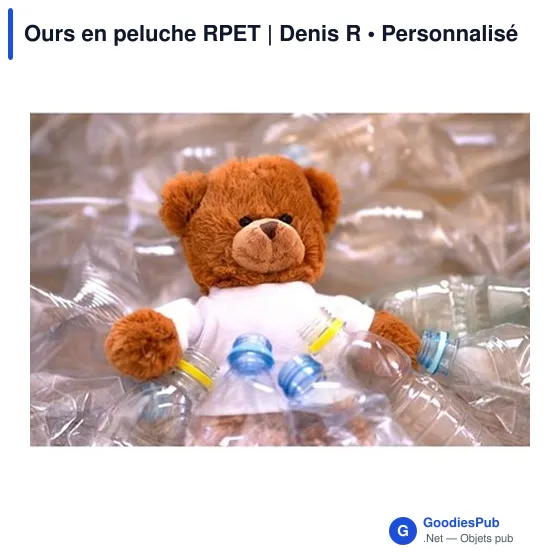 Ours en peluche personnalisable avec logo - Denis R - Image 4