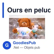 Ours en peluche personnalisable avec logo - Denis R - Miniature 5