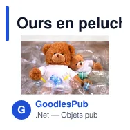 Ours en peluche personnalisable avec logo - Nicky Brown Junior R - Miniature 5