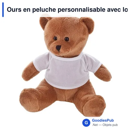 Ours en peluche personnalisable avec logo - Forrest Brown