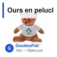 Ours en peluche personnalisable avec logo - Forrest Brown - Miniature 5