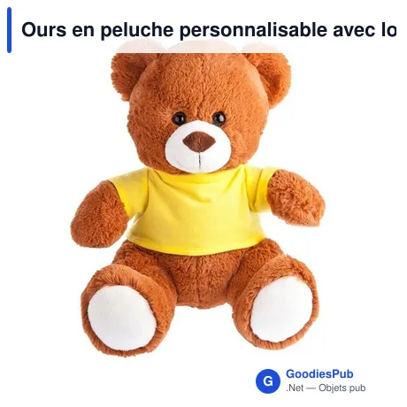 Ours en peluche personnalisable avec logo - Josh Brown