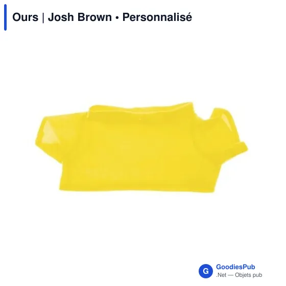Ours en peluche personnalisable avec logo - Josh Brown - Image 7